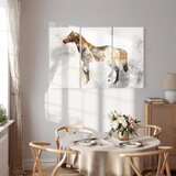  Slika - Fiery Steed (3 Parts) 60x40 Premium Print | shoptok.hr