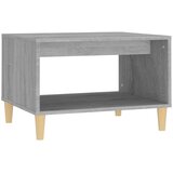 The Living Store Klubska mizica siva sonoma 60x50x40 cm konstruiran les - Klubska Mizica, (21421392) | Shoptok.si