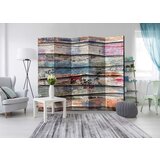  Paravan u 5 dijelova - Colourful Wood II [Room Dividers] 225x172 | shoptok.hr