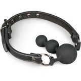 EasyToys - Fetish Collection Gag s silikonskimi kroglicami, črn Cene