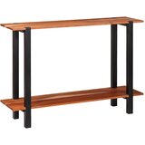  Konzolna stolica s policom Smeđa i crna 110 x 30 x 75 cm | shoptok.hr