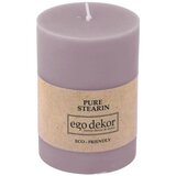 Eco candles by Ego dekor Vijolična sveča Friendly, čas gorenja 37 h Cene