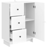  Kreveta s ladicama Bijela visokog sjaja 66 x 34,5 x 90 cm | Eponuda.ba