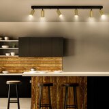  Brilagi - LED prigušiva spot svetiljka SELE GOLDEN 6xGU10/6,5W/230V crna/zlatna | Eponuda.com