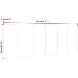 Zidno uzglavlje boja dimljenog hrasta 240 x 1,5 x 80 cm drveno | Eponuda.ba