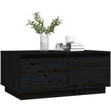  Stolić za kavu crni 80 x 50 x 35 cm od masivne borovine | shoptok.hr