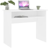  Radni stol bijeli 90 x 50 x 74 cm od konstruiranog drva | Eponuda.com