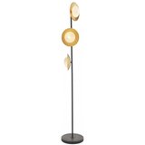  endon 92039 - podna lampa ruffle 3xG9/3W/230V crna/zlatna | Eponuda.com