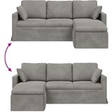 SOFA Kavč Svetlo siva, (5000146334) | Shoptok.si