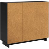  Komoda Crna 85,5 x 31 x 75 cm Konstruirano drvo Slike