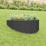  Ograda oko Travnjaka 100 x 45 cm Čelik Crna - Crna 1 | shoptok.hr