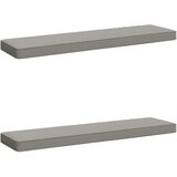  Jastučići za klupe - 2 dijela VUGHT 2 pcs 100% poliester Siva | shoptok.hr