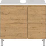Germania bela omarica za pod umivalnik v hrastovem dekorju 60x56 cm torrance - germania Cene