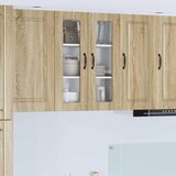  Zidni stakleni ormarić Sonoma hrast 60 x 31 x 80 cm | shoptok.hr