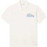 Lacoste Classic Fit Printed Polo Shirt White/Blue Bijela Cijene