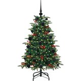 vidaXL Umjetno božićno drvce Zelena 120 cm PVC i Metal i Plastika | shoptok.hr