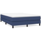  Box spring postelja z vzmetnico modra 140x200 cm blago, (20791969) | Shoptok.si