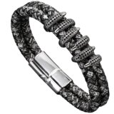 IZMAEL Muška Narukvica HA-33328 - Siva/Srebrna | shoptok.hr