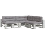  Jastuci za palete 7 kom sivi od tkanine | shoptok.hr