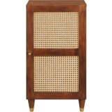 vidaXL Omare in policami za shranjevanje medijev s polico s shranjevanjem z vrati Rjava | Shoptok.si