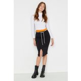 Trendyol Black Midi Bodycon Knitted Skirt Cene