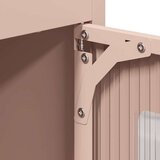 vidaXL Highboard Pink 68x39x123 cm Steel | Shoptok.si