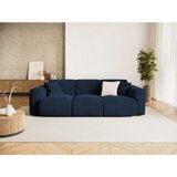 Micadoni Temno modra žametna sedežna garnitura 235 cm Molino – | Shoptok.si