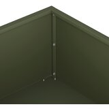  Vrtna saksija 2 kom. Maslinastozelena 80 x 80 x 20 cm | shoptok.hr