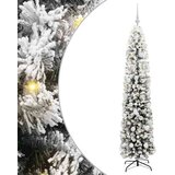 vidaXL Umestno božično drevo Zelena 180 cm PVC in Jeklo in Plastika, (5000066777) | Shoptok.si