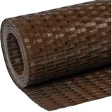 Balkonski zaslon smeđi i crni 500 x 90 cm od poliratana | shoptok.hr