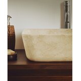 Kave Home Bež kameni umivaonik 40x40 cm Darnen – | shoptok.hr