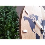  Zidni sat map black | shoptok.hr
