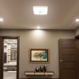  v-Tac LED plafonjera 23419, 12W 1100lm 3000K, 4000K ali 6000K IP20 s senzorjem kvadratna | Shoptok.si