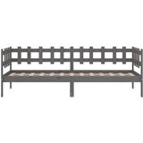 Dnevni ležaj sivi 80 x 200 cm od masivne borovine | shoptok.hr