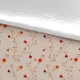 Esposa OBOJESTRANSKA POSTELJNINA 140/200 cm saten krem barve | Shoptok.si