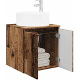  Umivaonik s policom za zid Staro drvo 49,5 x 44,5 x 65,5 cm | shoptok.hr