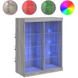 Komoda s LED svjetlima boja sivog hrasta 81x37x100 cm | Eponuda.ba