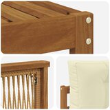  Set vanjskih sofa 6 kom. Prirodna i krem | shoptok.hr