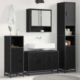  Set namještaja za kupaonicu 4 kom. Crni hrast | shoptok.hr