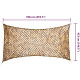  Maskirna mreža z vrečko za shranjevanje 708x423 cm peščena, (21703631) | Shoptok.si