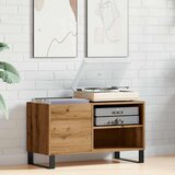 vidaXL Omarica za gramofonske plošče artisan hrast 84,5x38x48 cm Cene