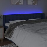  LED uzglavlje plavo 203x16x78/88 cm od tkanine | shoptok.hr