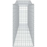  Lučne gabionske košare 2 kom 400x50x100/120cm pocinčano željezo Cijene