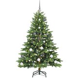 vidaXL Umestno božično drevo med 150 LED Zelena 150 cm PE in PVC | Shoptok.si