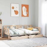  Dnevni krevet s ladicama bez madraca 90x200 cm masivno drvo | shoptok.hr