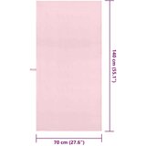 vidaXL Športne brisače 2 pcs Roza 140 x 70 cm Poliester in poliamid | Shoptok.si