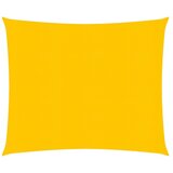 vidaXL Senčno jadro 160 g/m² rumeno 3x3 m HDPE | Shoptok.si
