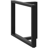 vidaXL Noge blagovaonski stol T-oblika 2 kom crne 100x35x(72-73) cm | shoptok.hr