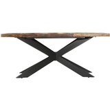  Blagovaonski stol od masivnog obnovljenog drva 180 x 90 x 76 cm | shoptok.hr