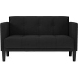  Dvosjed crne boje 111 cm tkanina | Eponuda.com